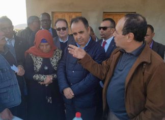 زيارة عمل إلى ولاية قابس للإطلاع على آثار الفيضانات