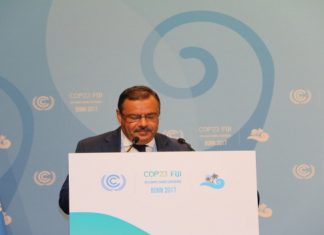 خلال مشاركته في مؤتمر الأمم المتحدة لتغير المناخ COP 23 : سمير الطيب يدعو إلى تفعيل اتفاق باريس حول المناخ