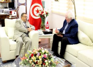 جلسة عمل مع النائب محمد الراشدي