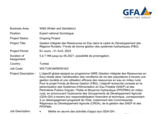 Recrutement d’un expert national sociologue