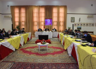 جلسة عمل حول متابعة تنفيذ قرارات اللّجنة المشتركة 5+ 5 بين الحكومة والاتحاد اللتونسي للفلاحة والصيد البحري