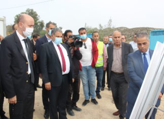 باجة : وزير الفلاحة يدعو الى مزيد ترشيد استعمالات المياه