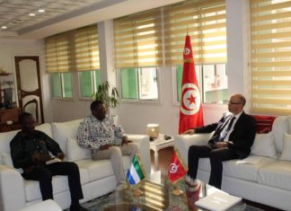 لقاء مع سفير السيراليون