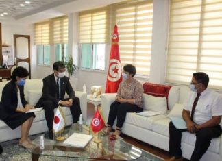 لقاء مع السيد أمانو يوسوكي كاتب دولة بوزارة المشاريع الدولية والبنية التحتية والنقل والسياحة اليابانية