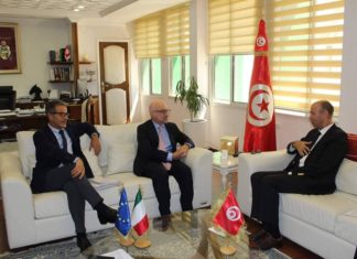 لقاء مع سفير ايطاليا بتونس