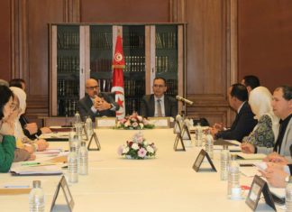 جلسة عمل مشتركة بين وزيري الفلاحة وأملاك الدولة