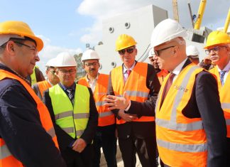 زيارة متابعة لأشغال صيانة وإعادة تأهيل سد العروسية