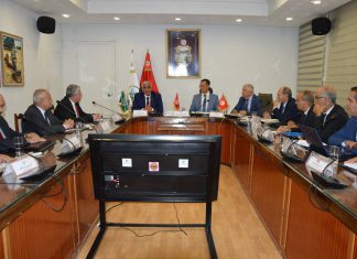 لقاء مع المدير العام للمركز العربي لدراسات المناطق الجافة والأراضي القاحلة وفريق الخبراء المرافق له