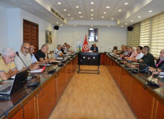 جلسة عمل حول تثمين مياه الرجيع المتأتية من محطات تحلية مياه البحر