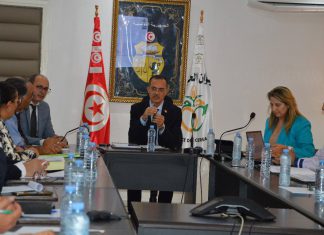 جلسة عمل حول تطوير أداء ديوان الحبوب