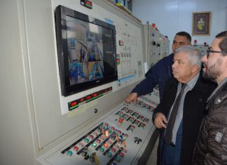 زيارة متابعة لمحطّة ضخ المياه بسد سيدي البرّاق