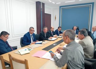 جلسة عمل حول الاستعداد الجيد لتأمين التّزوّد بالماء الصّالح للشّرب خلال أيام عيد الإضحى المبارك