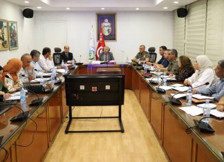 جلسة عمل حول البحث في مجالات التعاون بين وزارة الفلاحة والموارد المائية والصيد البحري والمركز الوطني لرسم الخرائط والاستشعار عن بعد