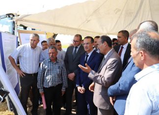 باجة: وزير الفلاحة يتابع تقدم سير موسم الحصاد بالجهة