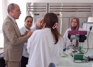 زيارة ميدانية إلى مخبر التحاليل الفيروسية بمرناق