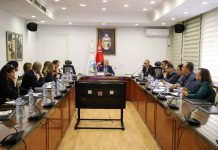 جلسة عمل مع وفد إيطالي حول مشروع “تانيت” لتثمين المياه المستعملة المعالجة